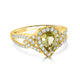1.12ct Sapphire Rings with 0.54tct diamonds set in 14KT yellow gold