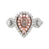 0.24ct Pink Diamond Ring with 0.77tct Diamonds set in 14K Two Tone Gold