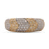 0.23Ct Orange Diamond Ring With 0.47Tct White Diamonds In 14K Yellow Gold
