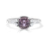 1.58ct Sapphire Rings with 0.24tct diamonds set in 14KT white gold