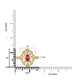 0.59ct Spinel ring with 0.26tct diamonds set in 14K yellow gold