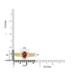 0.61Ct Ruby Ring With 0.29Tct Diamonds Set In 14K Yellow Gold