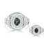 0.94ct Alexandrite Rings With 1.10tct Diamonds Set In Platinum 900 Platinum