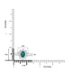 0.67ct Paraiba Rings with 0.61tct diamonds set in platinum