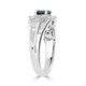 0.77ct Alexandrite Rings With 0.65tct Diamonds Set In Pt950 Platinum
