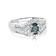 0.77ct Alexandrite Rings With 0.65tct Diamonds Set In Pt950 Platinum