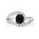 1.07ct Alexandrite Rings With 0.30tct Diamonds Set In Platinum 900 Platinum