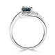 1.07ct Alexandrite Rings With 0.30tct Diamonds Set In Platinum 900 Platinum