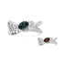 0.68ct Alexandrite Rings With 0.25tct Diamonds Set In Platinum 950 Platinum