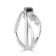0.68ct Alexandrite Rings With 0.25tct Diamonds Set In Platinum 950 Platinum