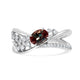 0.68ct Alexandrite Rings With 0.25tct Diamonds Set In Platinum 950 Platinum