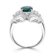 1.52ct Alexandrite Rings With 0.98tct Diamonds Set In Platinum 900 Platinum