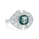 1.52ct Alexandrite Rings With 0.98tct Diamonds Set In Platinum 900 Platinum