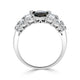 1.12ct Natural Alexandrite Rings with 1.02tct diamonds set in Platinum