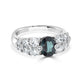1.12ct Natural Alexandrite Rings with 1.02tct diamonds set in Platinum
