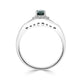 0.47ct Alexandrite Rings With 0.48tct Diamonds Set In Platinum 900 Platinum