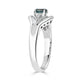0.47ct Alexandrite Rings With 0.48tct Diamonds Set In Platinum 900 Platinum