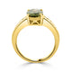 3.06ct Sapphire Rings with 0.21tct diamonds set in 18KT yellow gold