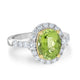 2.65ct Paraiba Rings with 0.65tct diamonds set in 18KT two tone gold