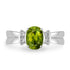 1.65ct Sphene Ring with 0.1tct Diamonds set in 14K White Gold