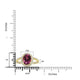2.63ct Mahenge Garnet Rings with 0.38tct Diamond set in 14K Yellow Gold