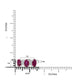 1.67ct Ruby Rings with 0.07tct Diamond set in 14K Yellow Gold