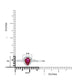 0.95Ct Ruby Ring With 0.31Tct Diamonds Set In 14K White Gold