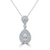 0.3ct Diamond Pendant with 0.71tct Diamonds set in 950 Platinum