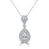 0.3ct Diamond Pendant with 0.71tct Diamonds set in 950 Platinum
