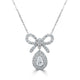 0.32ct Diamond Pendant with 0.71tct Diamonds set in 950 Platinum
