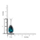 4.73ct Tourmaline Pendant with 0.27tct Diamonds set in 14K White Gold