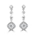 0.62tct Diamond Earring with 0.52tct Diamonds set in 950 Platinum