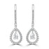 0.61tct Diamond Earring with 0.55tct Diamonds set in 950 Platinum