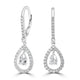 0.61tct Diamond Earring with 0.55tct Diamonds set in 950 Platinum