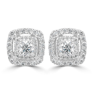 0.51tct Diamond Earring with 0.51tct Diamonds set in 950 Platinum