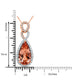 9.3ct Morganite Pendant with 1.54tct Diamonds set in 14K Two Tone Gold