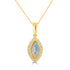 0.6ct Opal Pendant with 0.13tct Diamonds set in 14K Yellow Gold