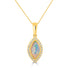 0.6ct Opal Pendant with 0.13tct Diamonds set in 14K Yellow Gold