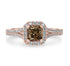 0.57ct Diamond Ring with 0.48tct Diamonds set in 18KW & 22KR Two Tone Gold