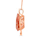 26.91ct Morganite Pendant with 0.14tct Diamonds set in 14K Rose Gold