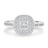 0.52ct Diamond Ring with 0.55tct Diamonds set in 950 Platinum