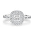 0.52ct Diamond Ring with 0.55tct Diamonds set in 950 Platinum