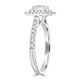0.5ct Diamond Ring with 0.58tct Diamonds set in 950 Platinum