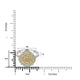 1.01ct  Diamond Rings with 0.63tct Diamond set in 14K Two Tone Gold