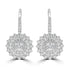 0.66tct Diamond Earring with 0.89tct Diamonds set in 18K White Gold