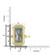 9.76ct  Aquamarine Rings with 0.18tct Diamond set in 18K Yellow Gold