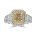 1ct  Diamond Rings with 0.85tct Diamond set in 18K Two Tone Gold