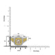 0.95ct Diamond Rings with 0.52tct Diamond set in 18K Two Tone Gold