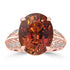 10.74ct Tourmaline Rings with 0.14tct Diamond set in 18K Yellow Gold