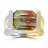 11.15ct Tourmaline Rings with 0.27tct Diamond set in 18K Two Tone Gold